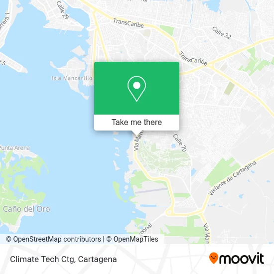 Climate Tech Ctg map