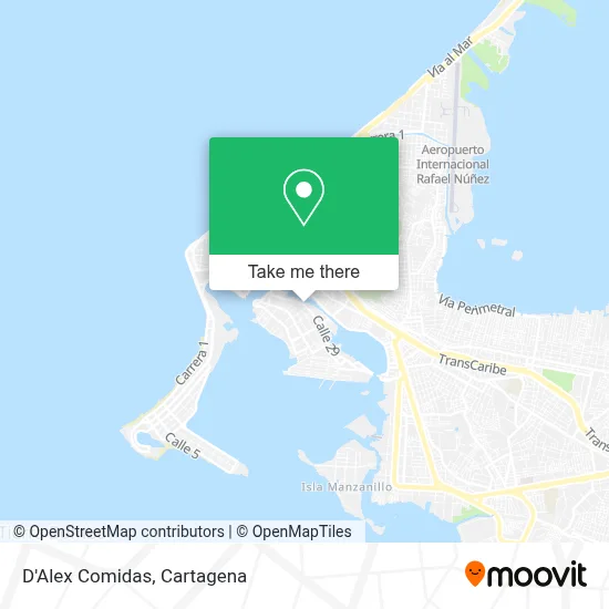 D'Alex Comidas map