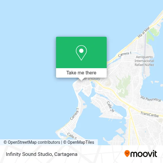 Infinity Sound Studio map