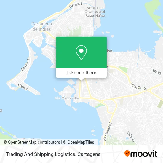 Trading And Shipping Logistics map