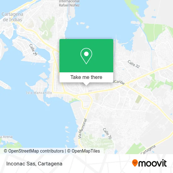 Inconac Sas map