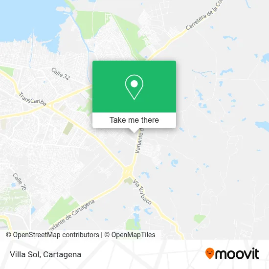 Villa Sol map