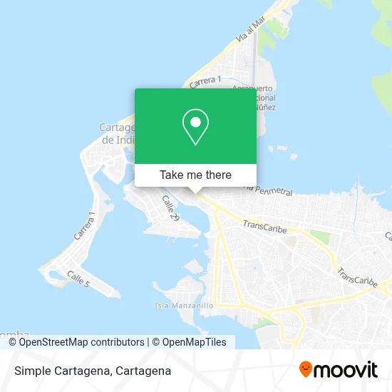 Simple Cartagena map