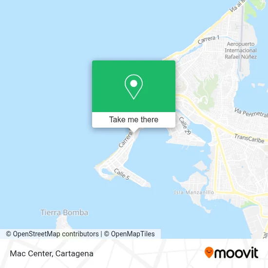 Mac Center map