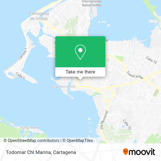 Todomar Chl Marina map