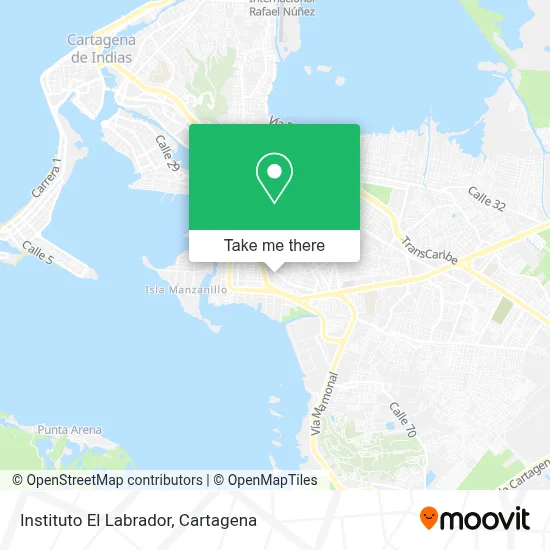 Instituto El Labrador map