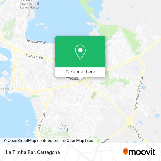 La Timba Bar map