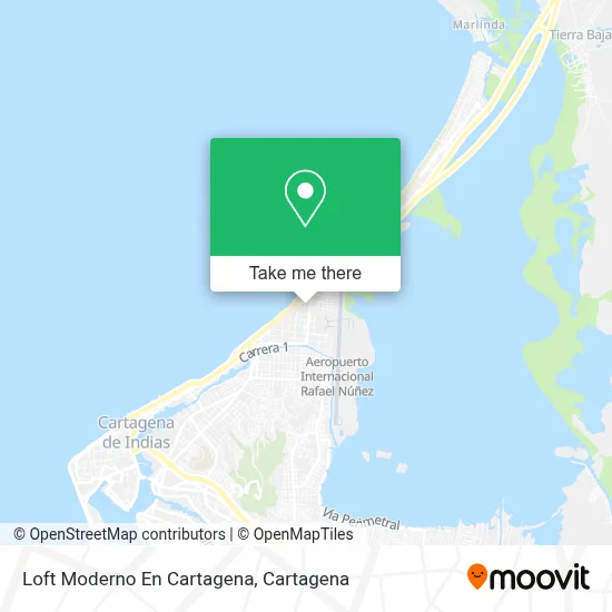 Loft Moderno En Cartagena map