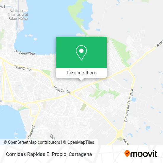 Comidas Rapidas El Propio map