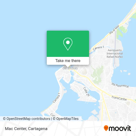 Mac Center map