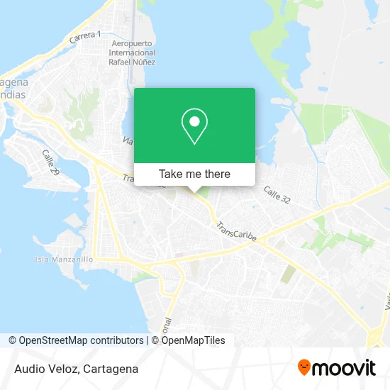Audio Veloz map