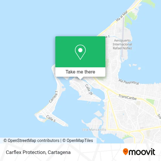 Carflex Protection map