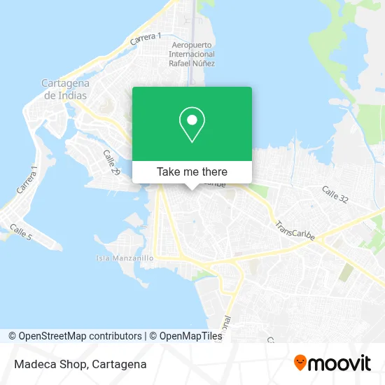 Madeca Shop map