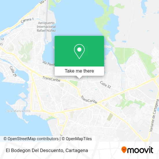El Bodegon Del Descuento map