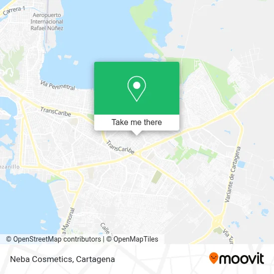 Neba Cosmetics map