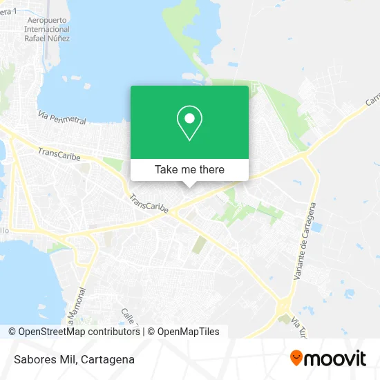 Sabores Mil map