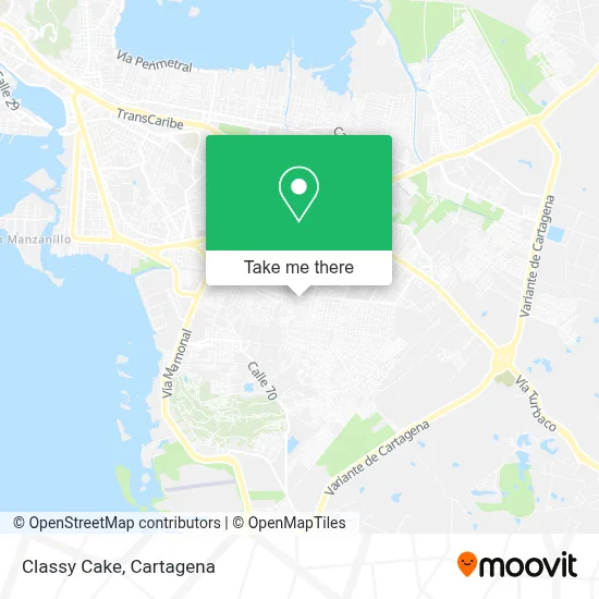 Classy Cake map