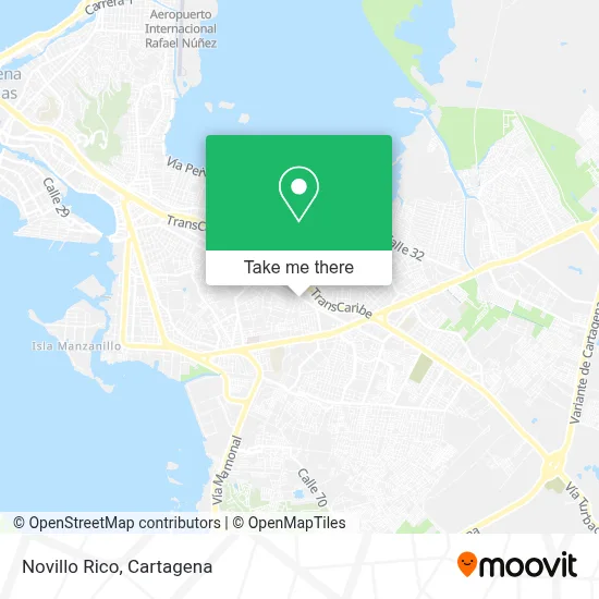 Novillo Rico map