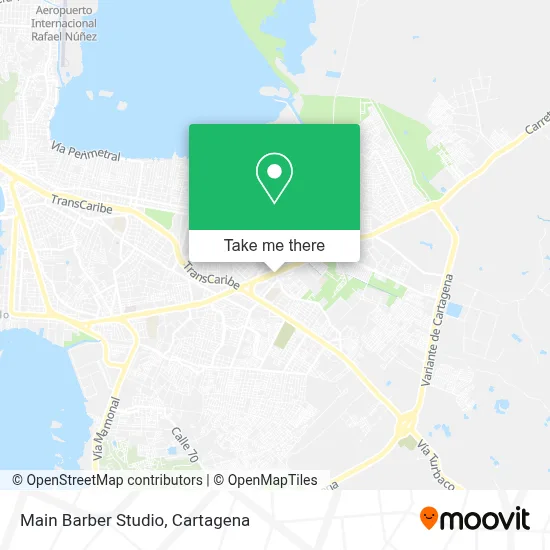 Main Barber Studio map