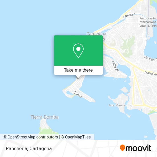 Ranchería map