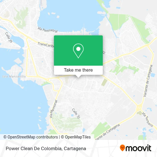 Power Clean De Colombia map