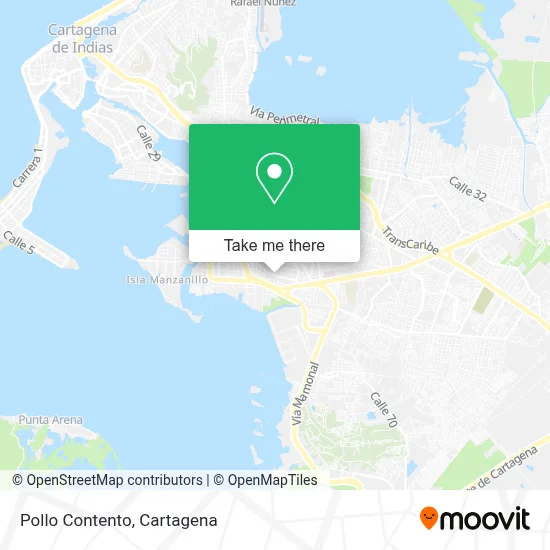 Pollo Contento map