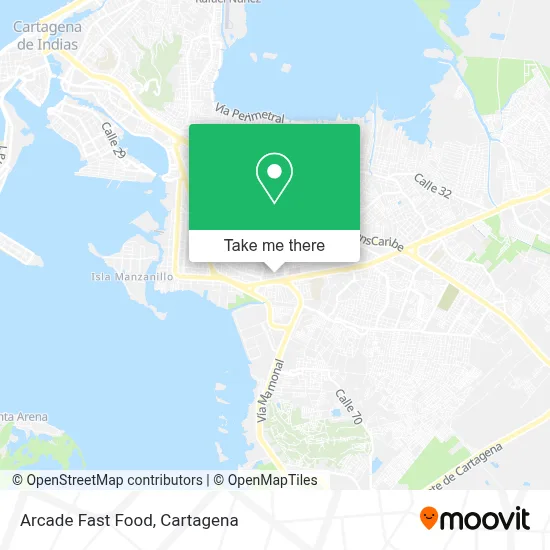 Arcade Fast Food map