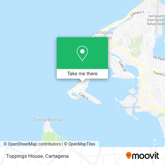 Toppings House map