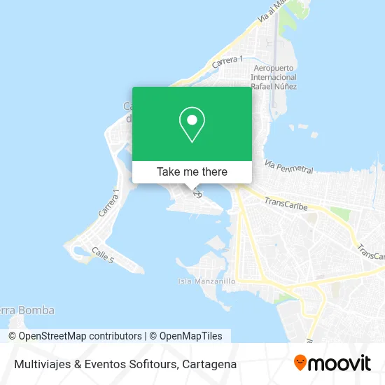 Multiviajes & Eventos Sofitours map