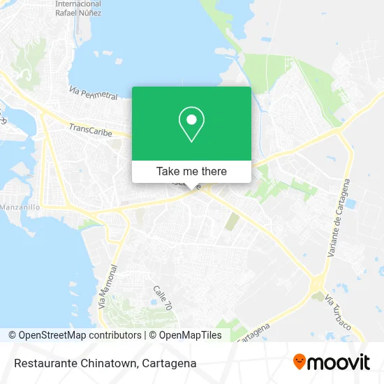 Restaurante Chinatown map