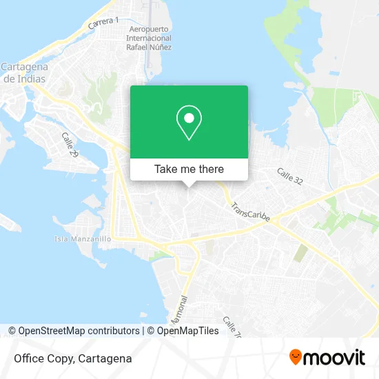 Office Copy map