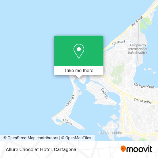 Allure Chocolat Hotel map