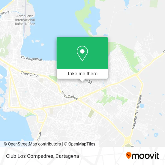 Club Los Compadres map