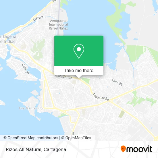 Rizos All Natural map