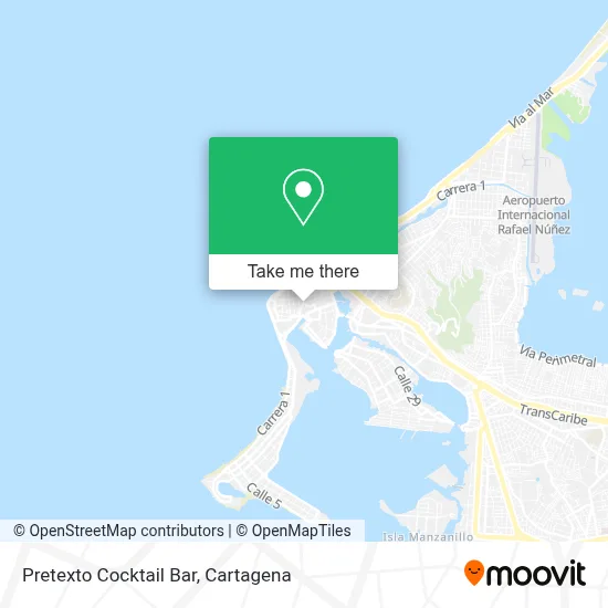Pretexto Cocktail Bar map