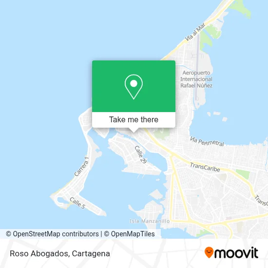 Roso Abogados map