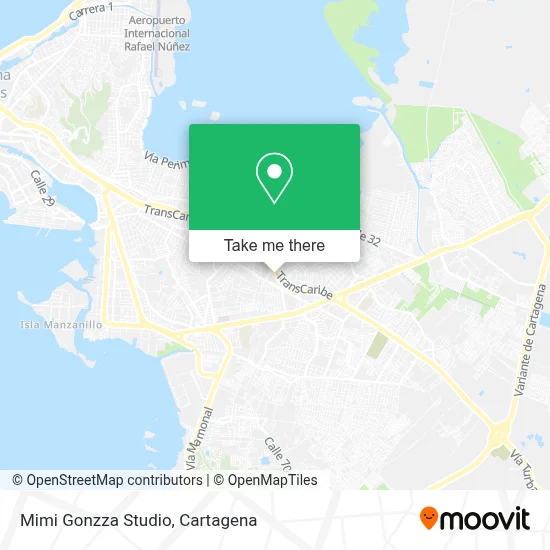 Mimi Gonzza Studio map