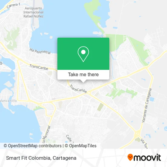 Smart Fit Colombia map