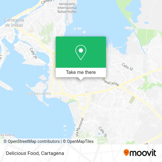 Delicious Food map