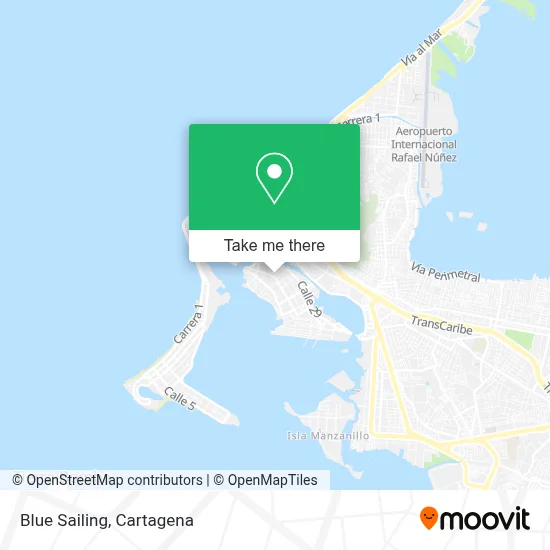 Blue Sailing map