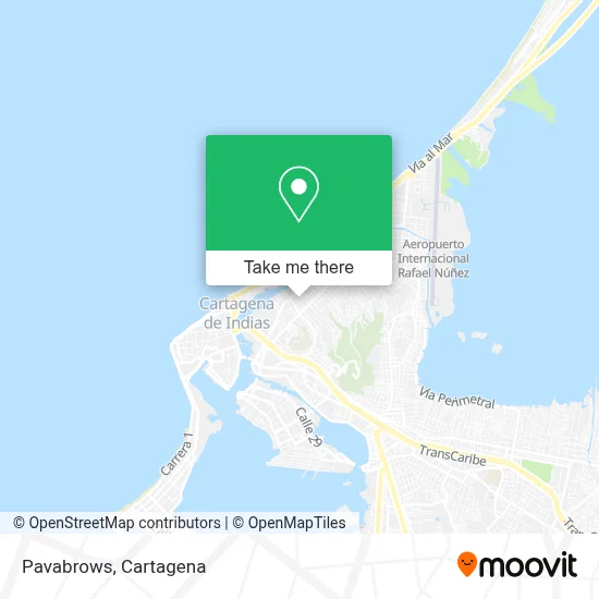 Pavabrows map