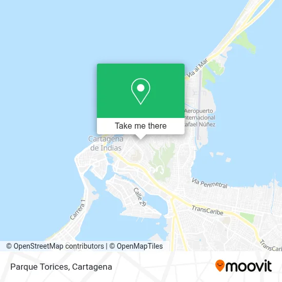Parque Torices map