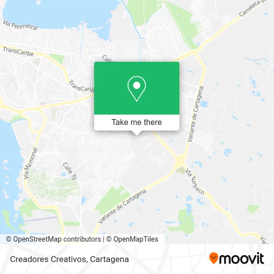 Creadores Creativos map