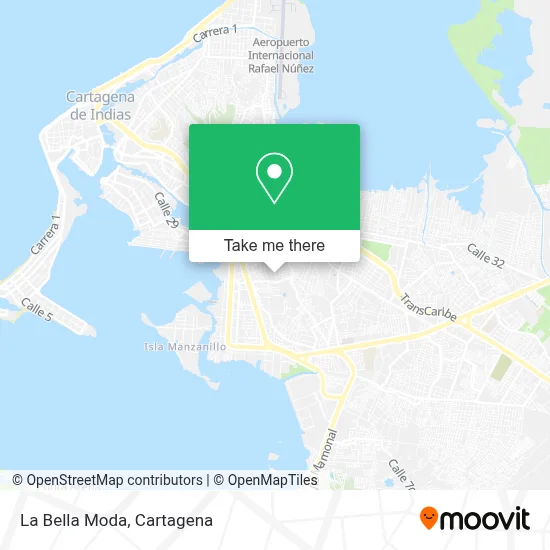 La Bella Moda map