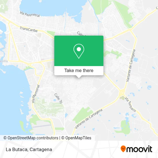 La Butaca map