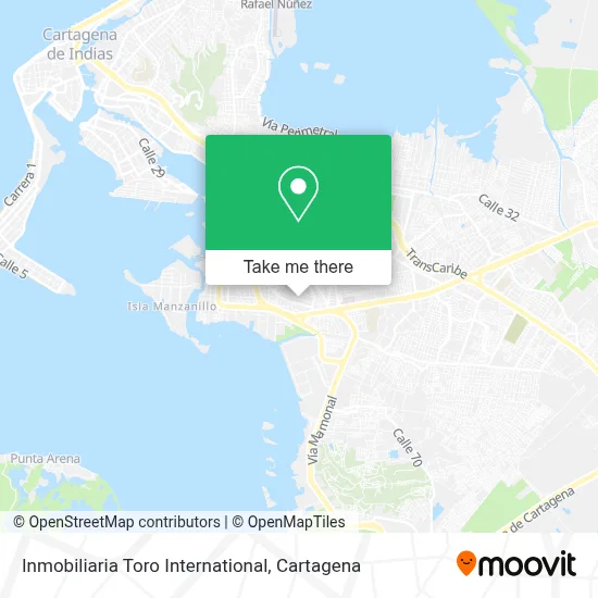 Inmobiliaria Toro International map
