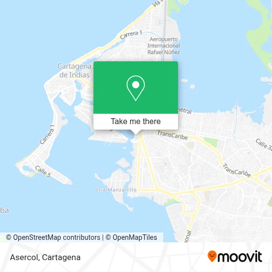 Asercol map