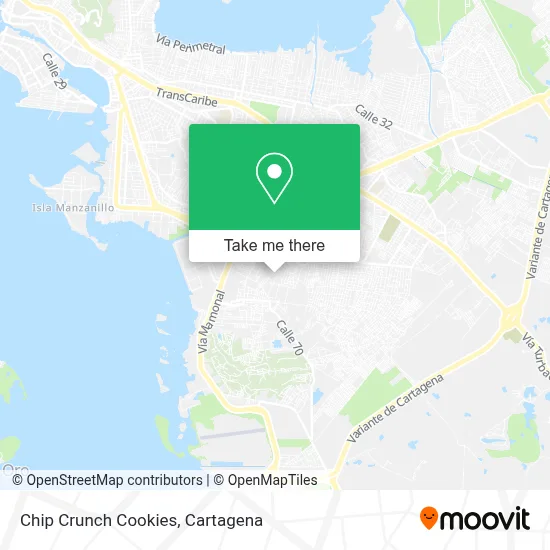Chip Crunch Cookies map