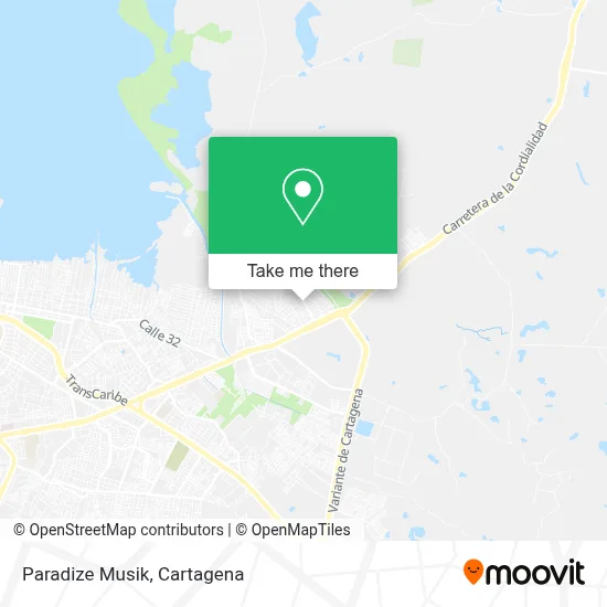 Paradize Musik map