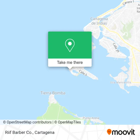 Riif Barber Co. map